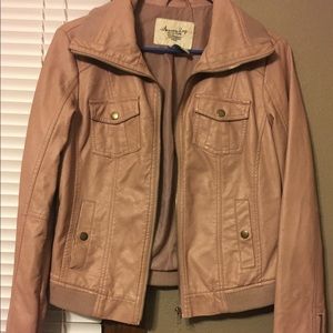 Non-Leather blush Jacket